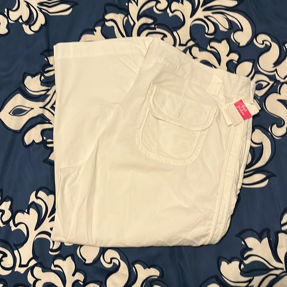 Fresh Produce Kona Capri 1X NWT Piping Detail Outlining Side Seams & Pockets